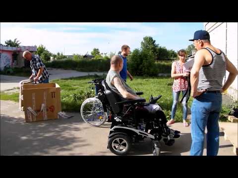 Видео: Доставка Распаковка Электроколяска Ortonica Pulse 370