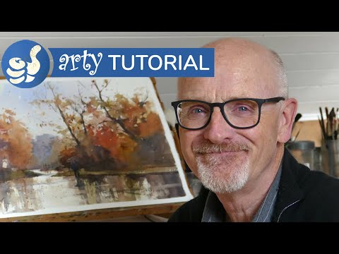 Видео: Рисуйте реалистичные деревья с Грэхемом Бутом