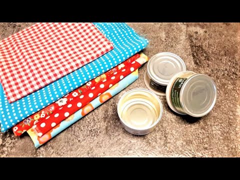 Видео: Я  СДЕЛАЛА  ЭТО  ИЗ ОСТАТКОВ ТКАНИ И  ЖЕСТЯНЫХ БАНОК...