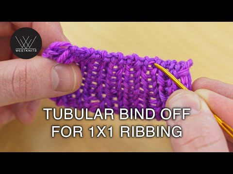 Видео: Трубчатое закрытие петель для резинки 1x1