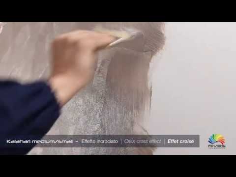 Видео: Декоративна мазилка Kalahari Medium, Small