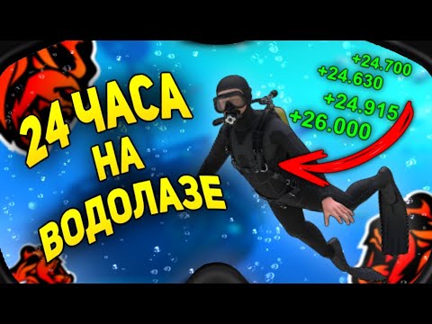 Видео: BLACK RUSSIA | ЧЕЛЛЕНДЖ 24 ЧАСА НА РАБОТЕ ВОДОЛАЗА В X2 НА БЛЕК РАША СКОЛЬКО Я ПОДНЯЛ?