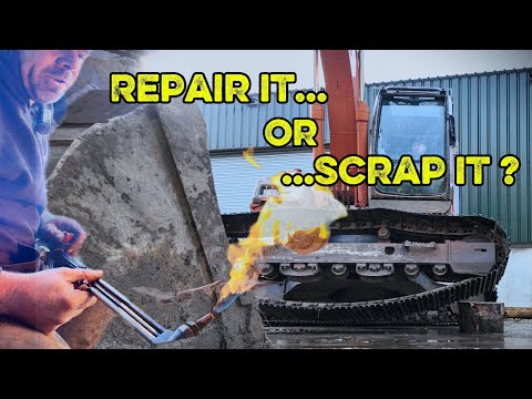 Видео: Спасение экскаватора от списания, ремонт или замена сельскохозяйственной и лесозаготовительной те...