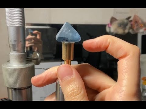 Видео: шлифуем большой топаз