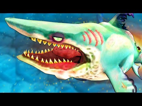 Видео: АКУЛА-ЗОМБИ СЪЕЛА ВСЕХ АКУЛ, ПРОХОЖДЕНИЕ | Hungry Shark World