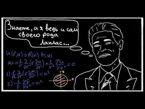 Видео: Часть 1. Примеры на краевую задачу Лапласа в круге