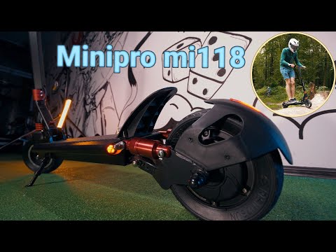 Видео: Обзор комфортного электросамоката Minipro mi118