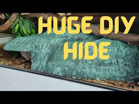 Видео: ОГРОМНАЯ самодельная змеиная шкура за меньшие деньги, чем магазинная змеиная шкура