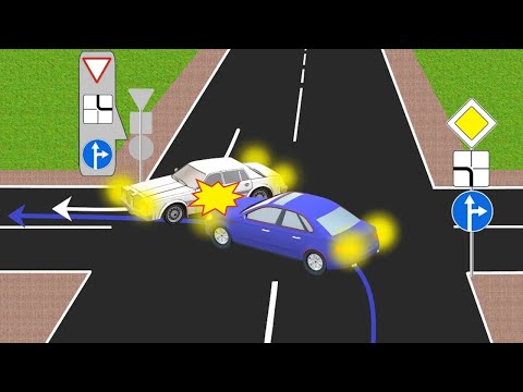 Видео: Ловушка от ГИБДД: Кто виноват в аварии на перекрестке?