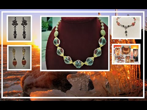 Видео: KS. Серьги, бусы и кулон. Фурнитура из магазина Cobeads.