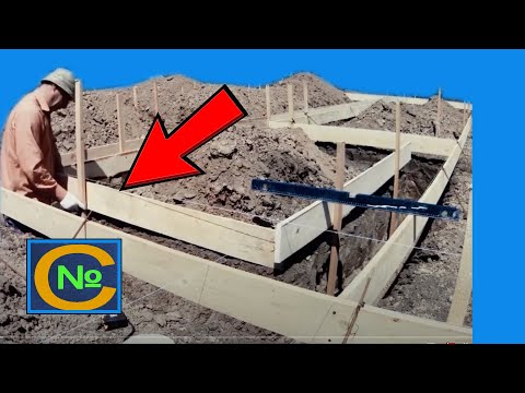 Видео: СУПЕР  - удобная сборка ОПАЛУБКА под ленточный фундамент { Легко смонтировать на любую высоту }