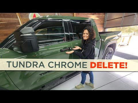 Видео: Удаление Tundra Chrome 2022+ | Установка накладки на эмблему. Часть 1 — Быстро и просто!