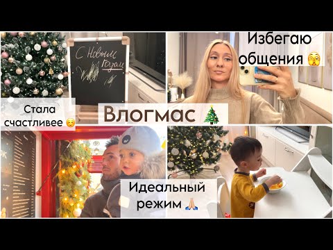Видео: Влогмас 🎄 Я интроверт 🫣 Режим в 2 года