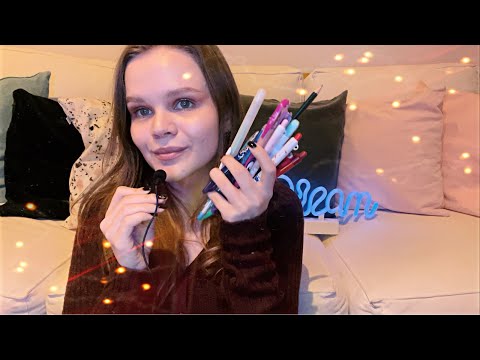Видео: Асмр 🍵 Моя Канцелярия , Ручки , Маркеры ✨ Показываю и Рассказываю