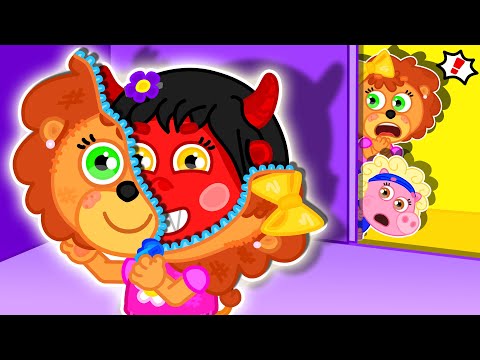 Видео: Маша и Леопольд. Страшилка в костюме - Серии для всей семьи - Lion Family на русском - Мультик