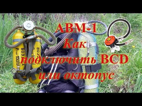 Видео: АВМ -1. Как подключить компенсатор плавучести BCD, или современный октопус.