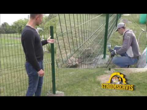 Видео: Забор 3Д и калитка в Бресте