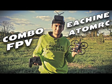 Видео: ✅ Комплект FPV Дрона для Новичка Eachine & ATOMRC Seagull Подходит для Сьемки! 🔥