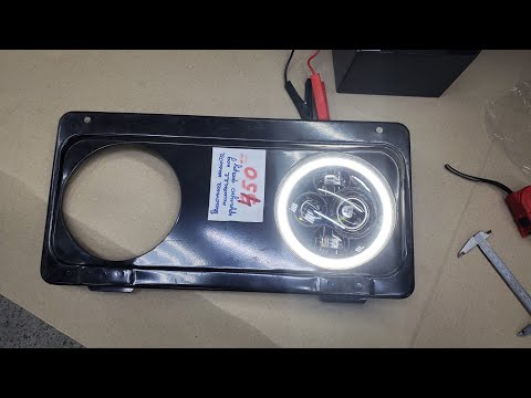 Видео: Фара Лед ближ/дальній для Ваз,Камаз,Газ,Зіл,Мотоцикол,Москвич.5.5-7 дюймів.