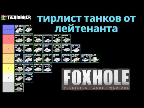 Видео: Тирлист Танков Foxhole