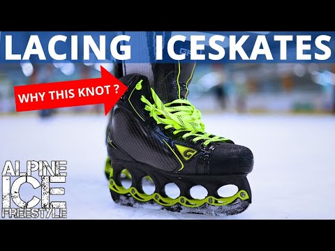 Видео: Как шнуровать коньки