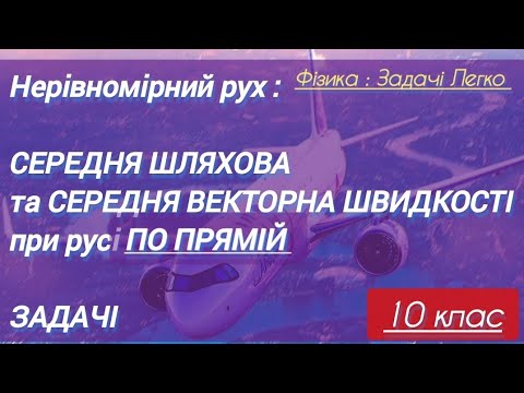 Видео: 7/1 ✨ЗАДАЧІ на Нерівномірний рух ПО ПРЯМІЙ | Фізика : Задачі Легко