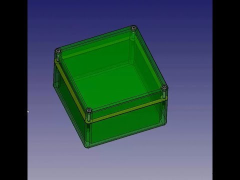 Видео: FreeCad Бокс герметичный