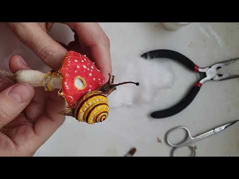 Видео: Мастер Класс улитка из ваты часть 1
