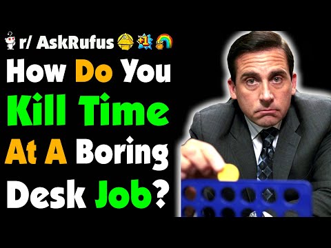 Видео: Какой ваш лучший способ скоротать время на скучной офисной работе?