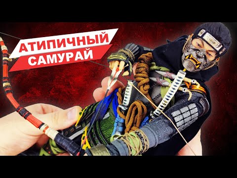 Видео: Призрак Цусимы на полке - Дзин Сакай, обзор коллекционной фигурки по игре в масштабе 1/6 от VTS Toys