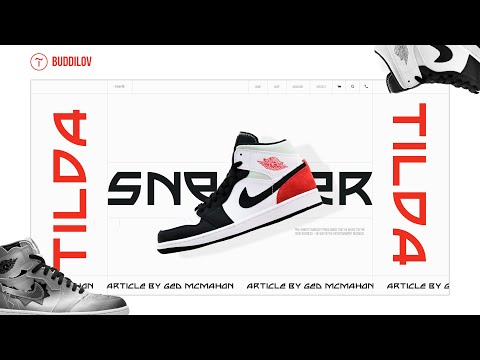 Видео: Продающий интернет магазин на Tilda, уровня awwards