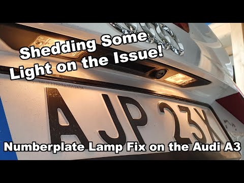 Видео: УСТРАНЕНИЕ НЕИСПРАВНОСТИ ЛАМПЫ ПОДСВЕТКИ ЗАДНЕЙ ДВЕРИ НА AUDI A3