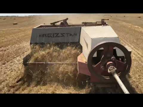 Видео: Пресс подборщик Киргизстан