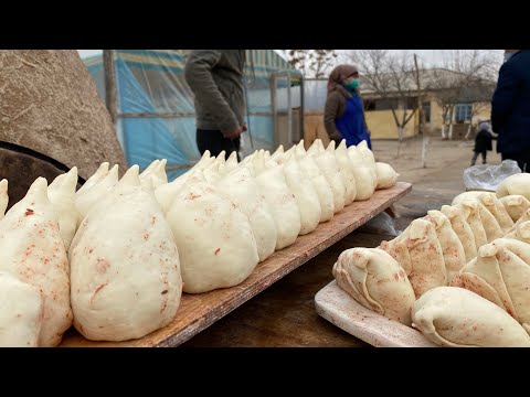 Видео: Самса Слоенная 4 Вида!!!!Покоряет сразу!!!Настоящая Тандырная Узбекская Самса тающая во рту!!!