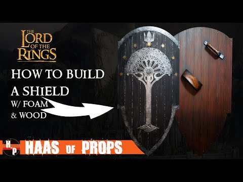 Видео: Сделайте щит Гондора из фанеры и пены EVA | Гондорский щит 2-й эпохи «Властелина колец» для ролев...