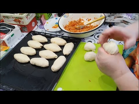 Видео: Пирожки в духовке..Пухнастые. от так Надя