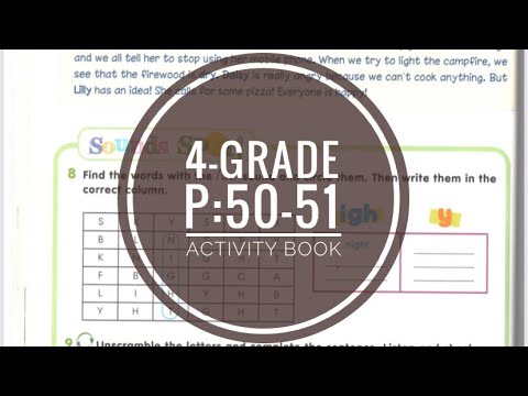 Видео: 4-grade. P:50-51. Activity book. Smiles4. 4-сынып. Жұмыс дәптері 50-51 бет