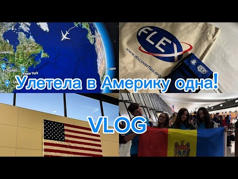 Видео: Vlog: Улетела в Америку по программе FLEX на целый год одна! 