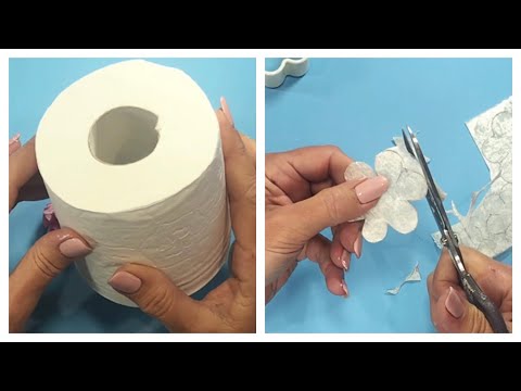 Видео: Туалетная бумага с клеем и глиной: смотрите, какие идеи!