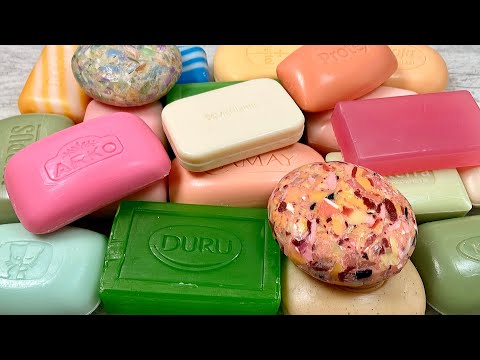 Видео: ASMR soap cutting * Relaxing sounds * Soap crunch * Резка мыла АСМР * Хруст мыла💗