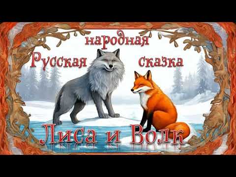 Видео: Лиса и Волк. Русская народная сказка. Аудиосказка.
