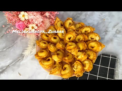 Видео: Тұшпара / Пельмен / Чучвара. Қытырлақ пельмен бауырсақ өзім заказға пісіретін рецепт