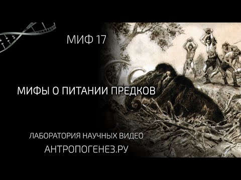 Видео: Мифы о питании предков. Мифы об эволюции человека.