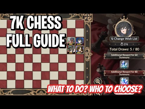 Видео: 7K Chess уже здесь! Руководство для начинающих и список желаемого! [Seven Knights: Rebirth]