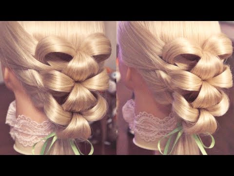 Видео: Причёска "Лилии" | Авторские причёски | Лена Роговая | Hairstyles by REM | Copyright © #hairstyles