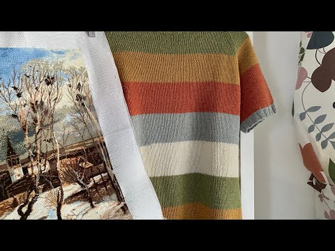 Видео: Универсальная футболка, Грачи прилетели и Климт Вязание Вышивка