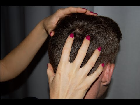 Видео: АСМР *Я сделаю тебе массаж головы и подстригу кончики*/ ASMR * Scalp massage and haircut*