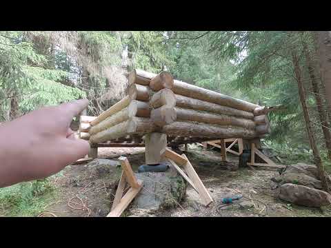 Видео: Строю избу, в одинокого.. (часть 5, продолжение)