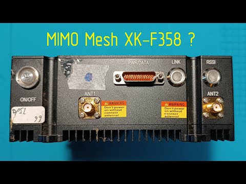 Видео: Розбір модуля зв'язку БпЛА "Гербера": китайський MIMO Mesh XK-F358?