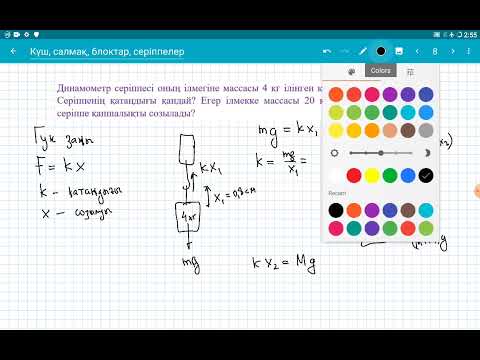 Видео: Күш, салмақ, блоктар мен серіппелер, Ньютон заңдары